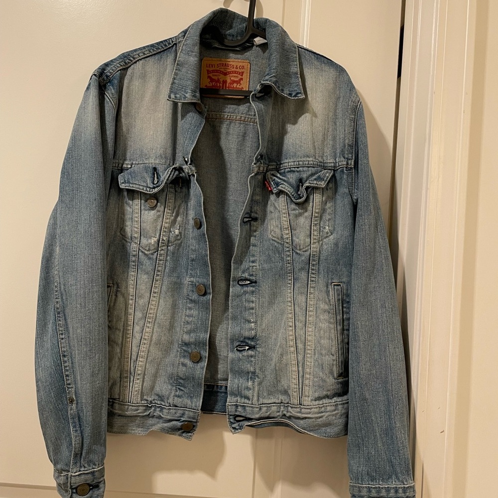 Mens Levi's Denim Jean Jacket Size Small